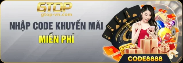 GTOP Casino mang đến nhiều chương trình khuyến mãi