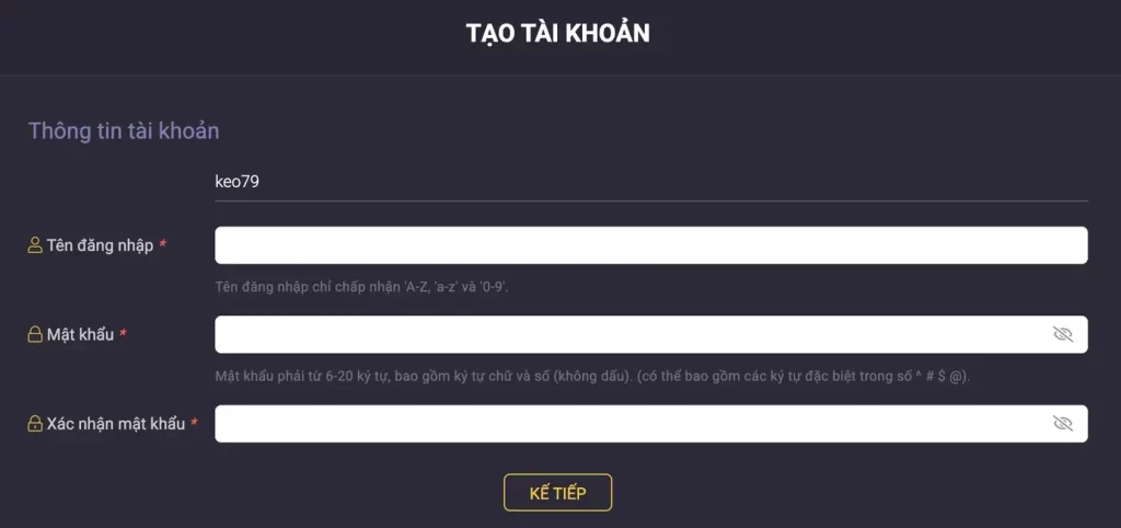 Đăng Ký Tài Khoản GTOP